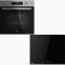 Teka HSB 6360 SS + IBC 64110 SSM Φούρνος άνω Πάγκου 71lt με Επαγωγικές Εστίες Π59.5εκ. Μαύρος